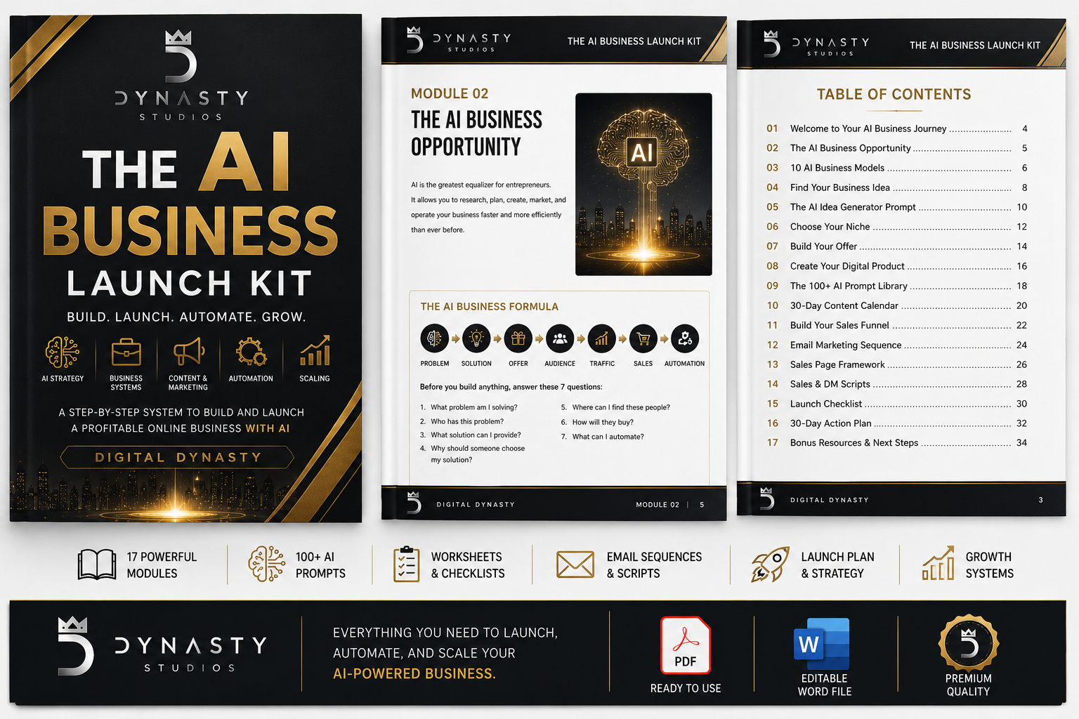 Digital Dynasty Studios AI Business Launch Kit
