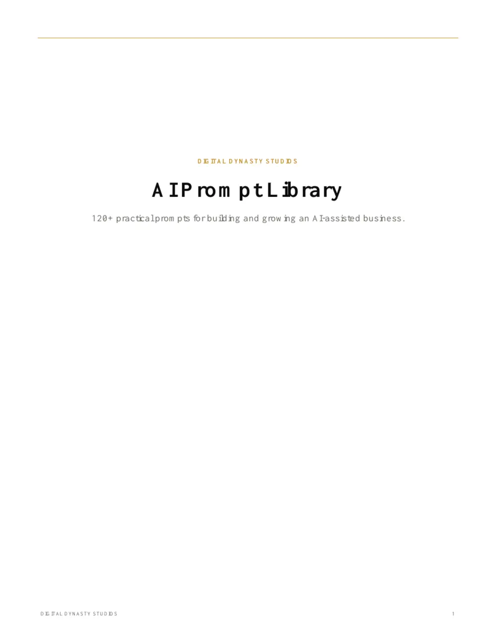 AI Prompt Library cover